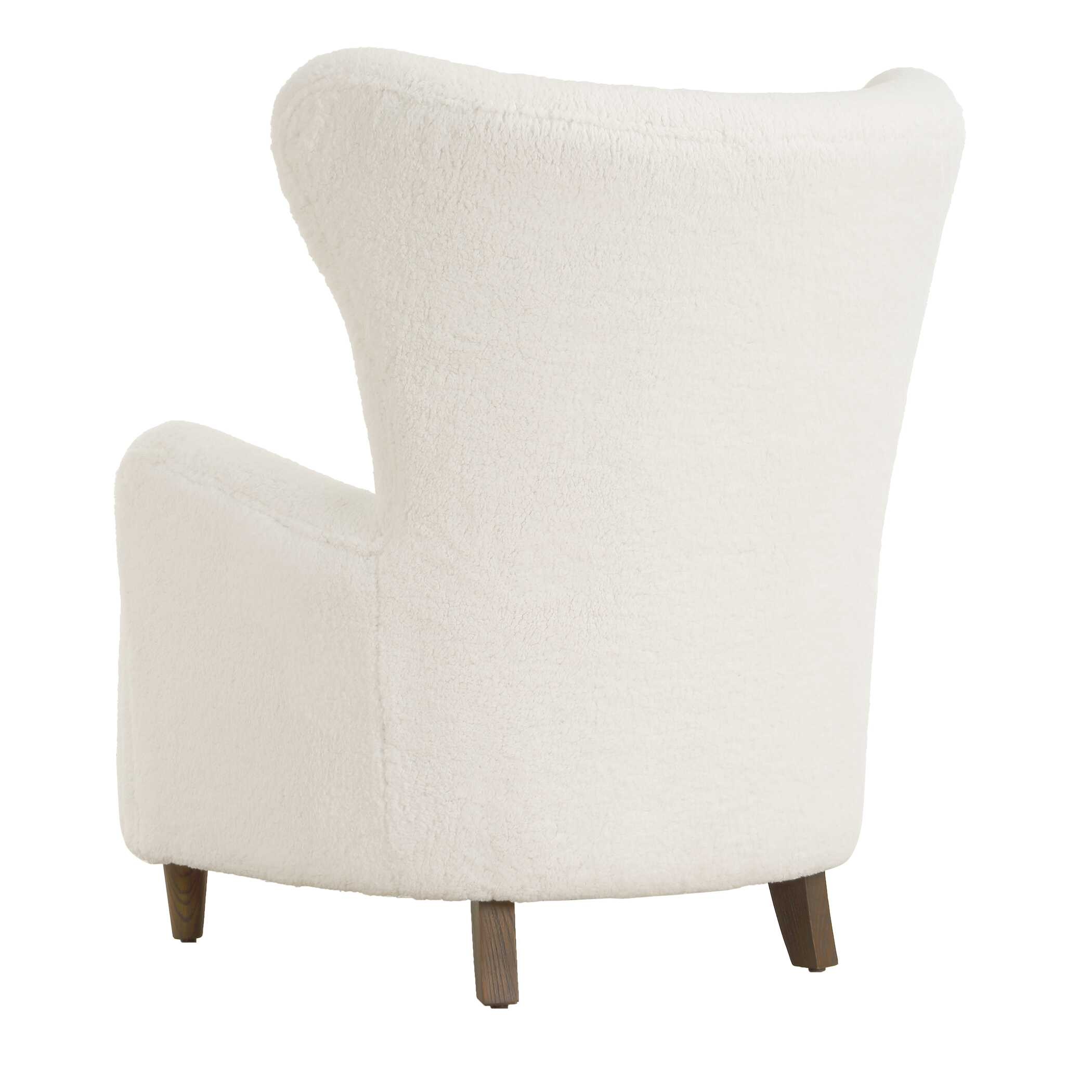 Uttermost Ingel Ingel White Wingback Armchair