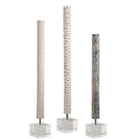 Cylindrical Sculptures, Set of 3