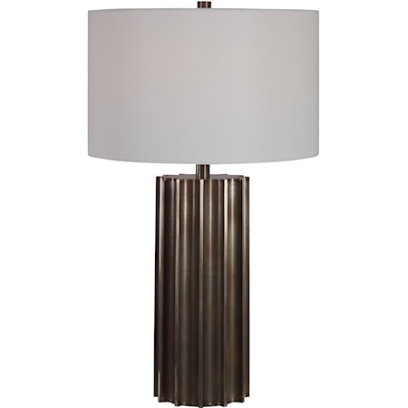 Khalio Gun Metal Table Lamp