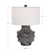 Uttermost Timber Timber Carved Wood Table Lamp