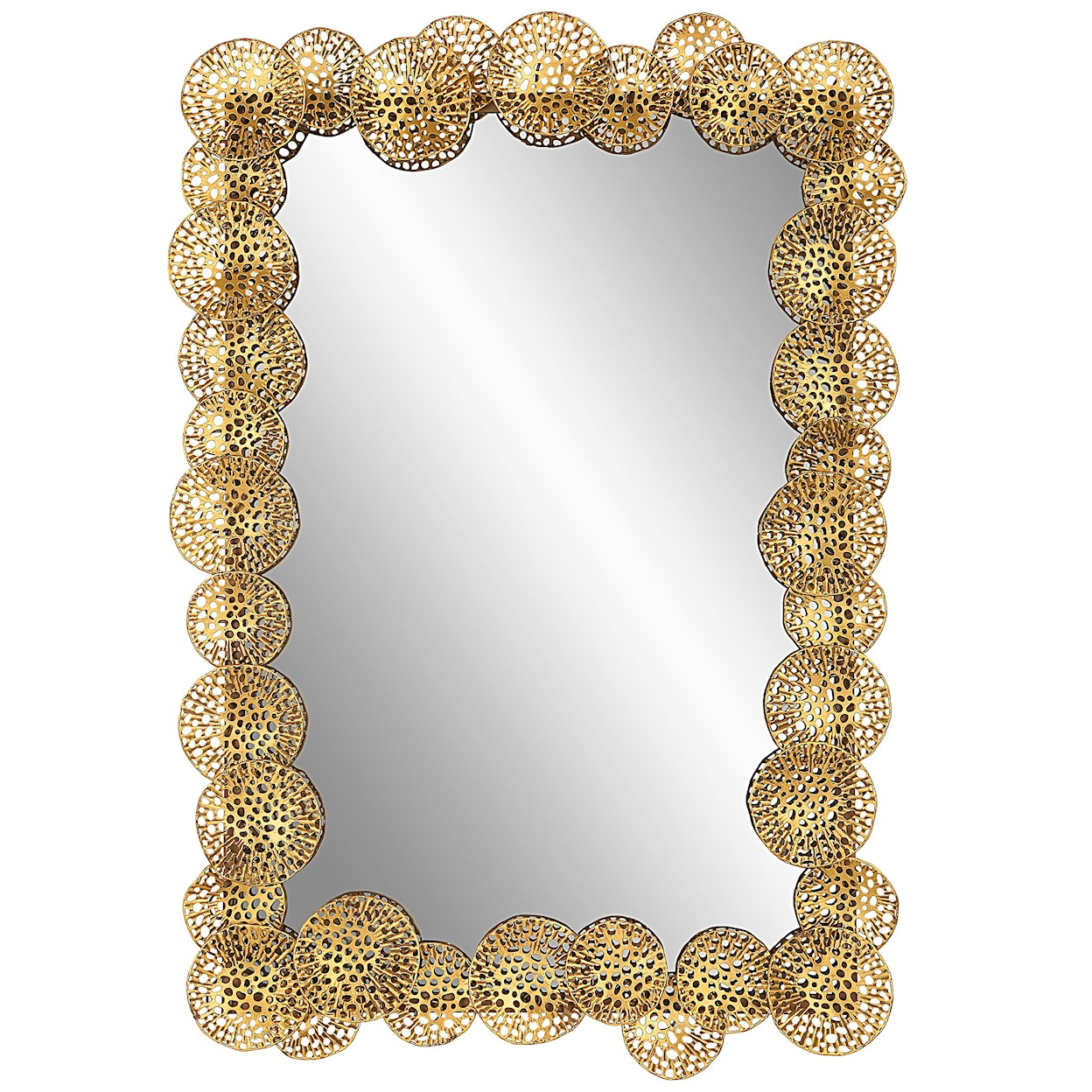 Uttermost Ripley Ripley Gold Lotus Mirror