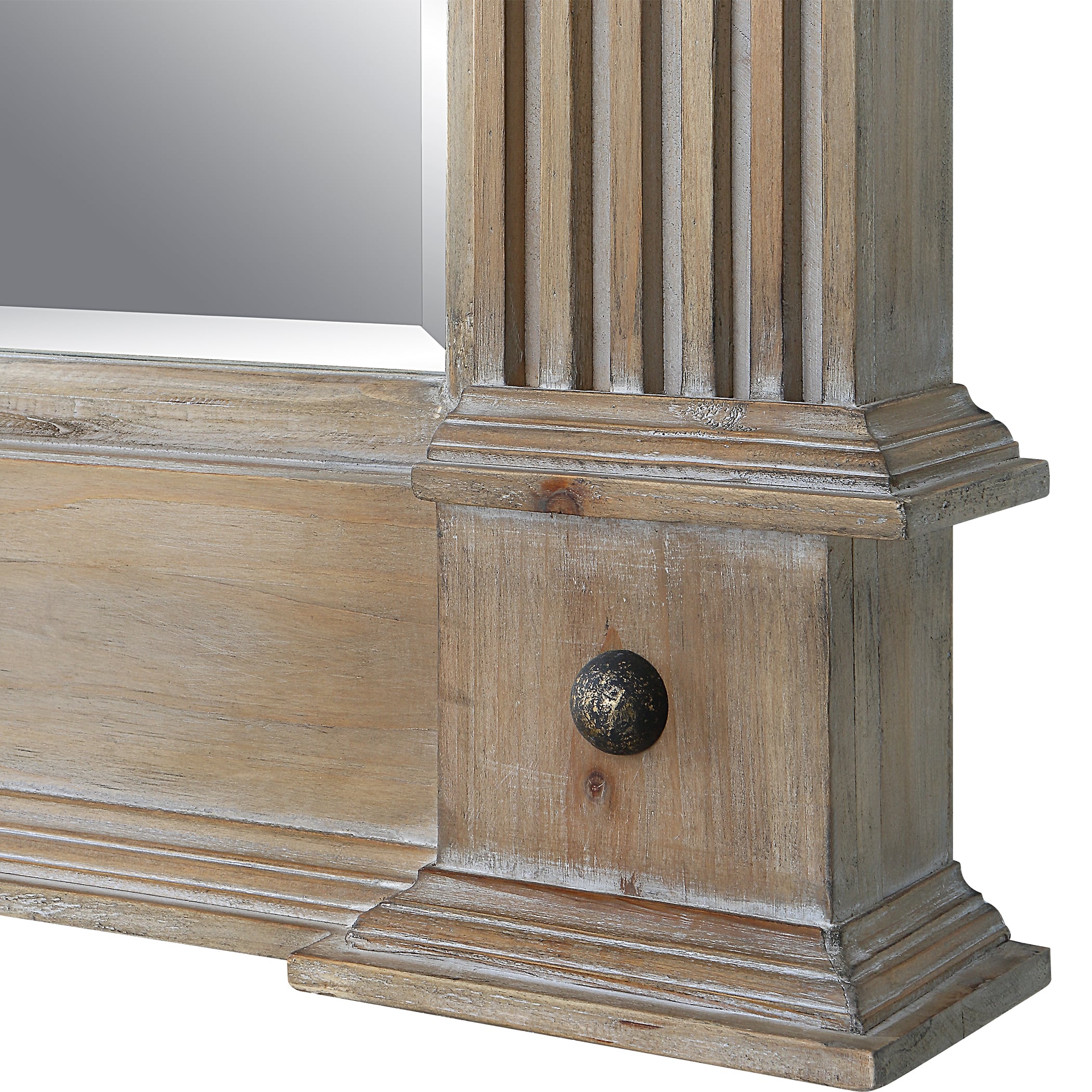 McAllister Natural Wood Oversized Mirror