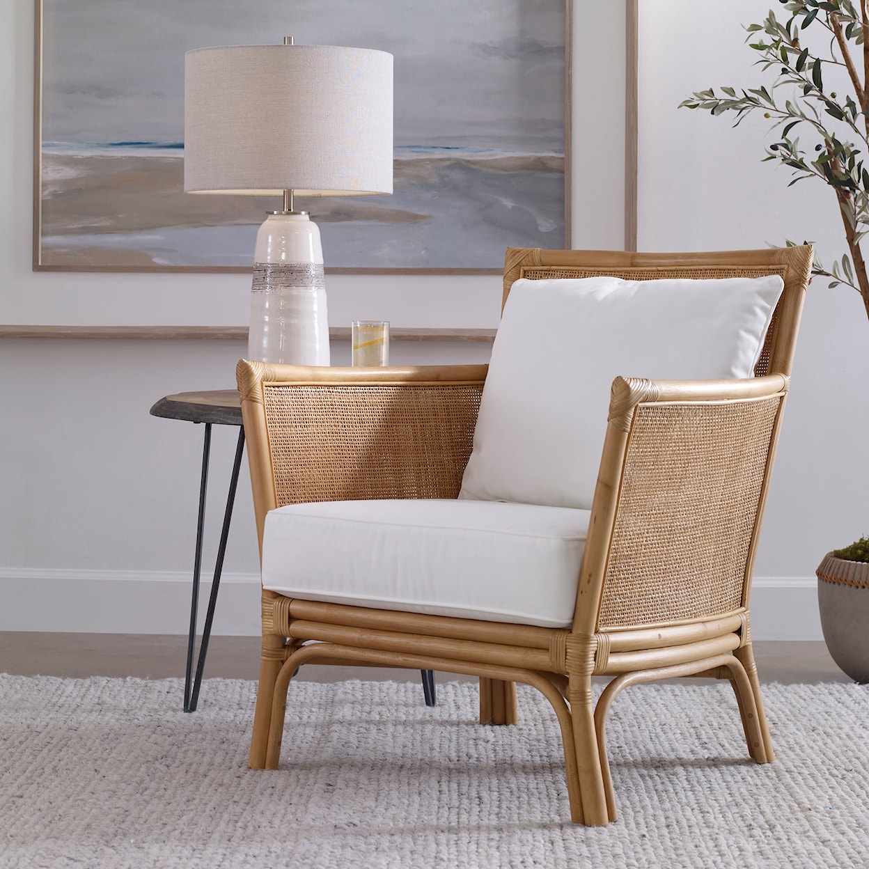 Uttermost Pacific Pacific Rattan Armchair