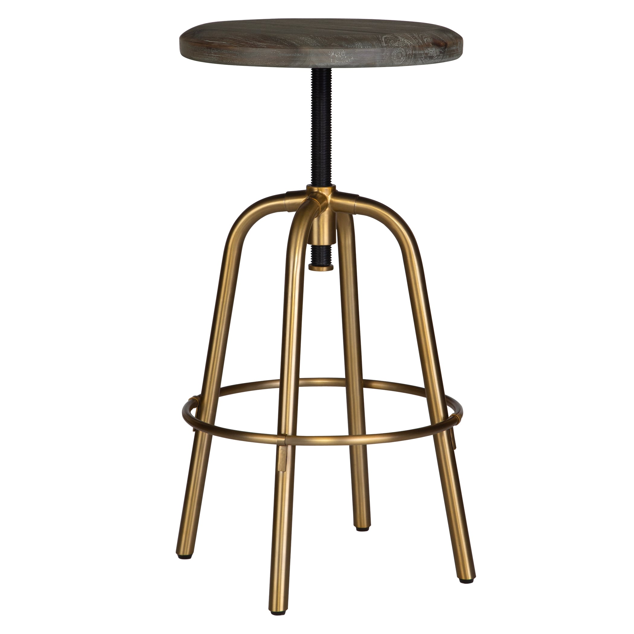 Revolve Brass Counter Stool