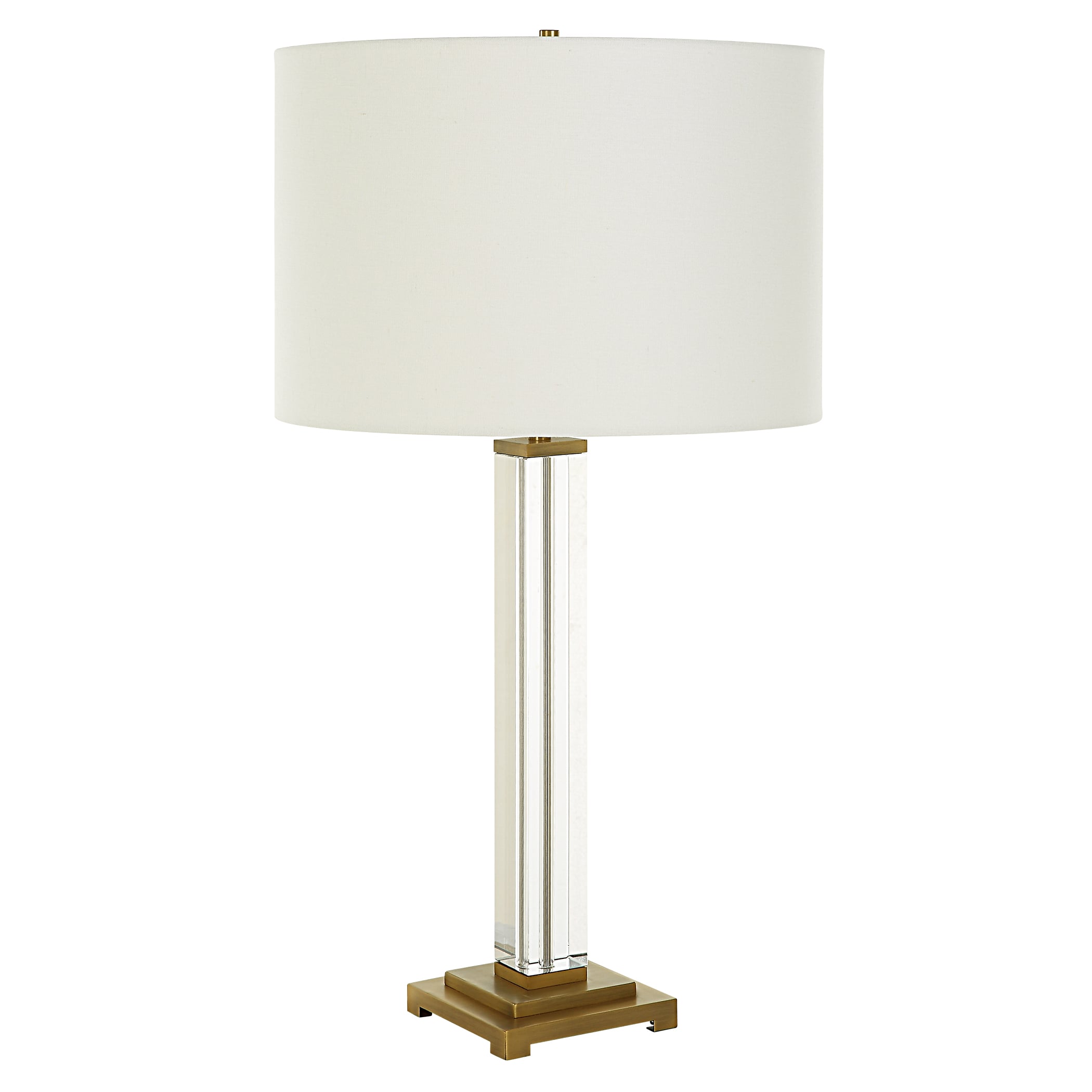 Crystal Column Table Lamp