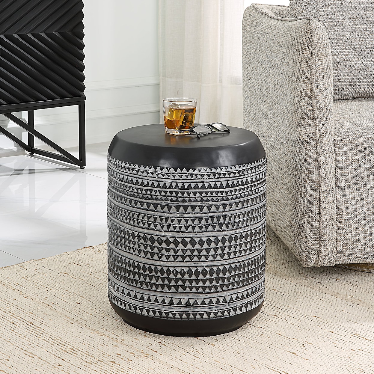 Uttermost Cutting Edge Cutting Edge Tribal Accent Table