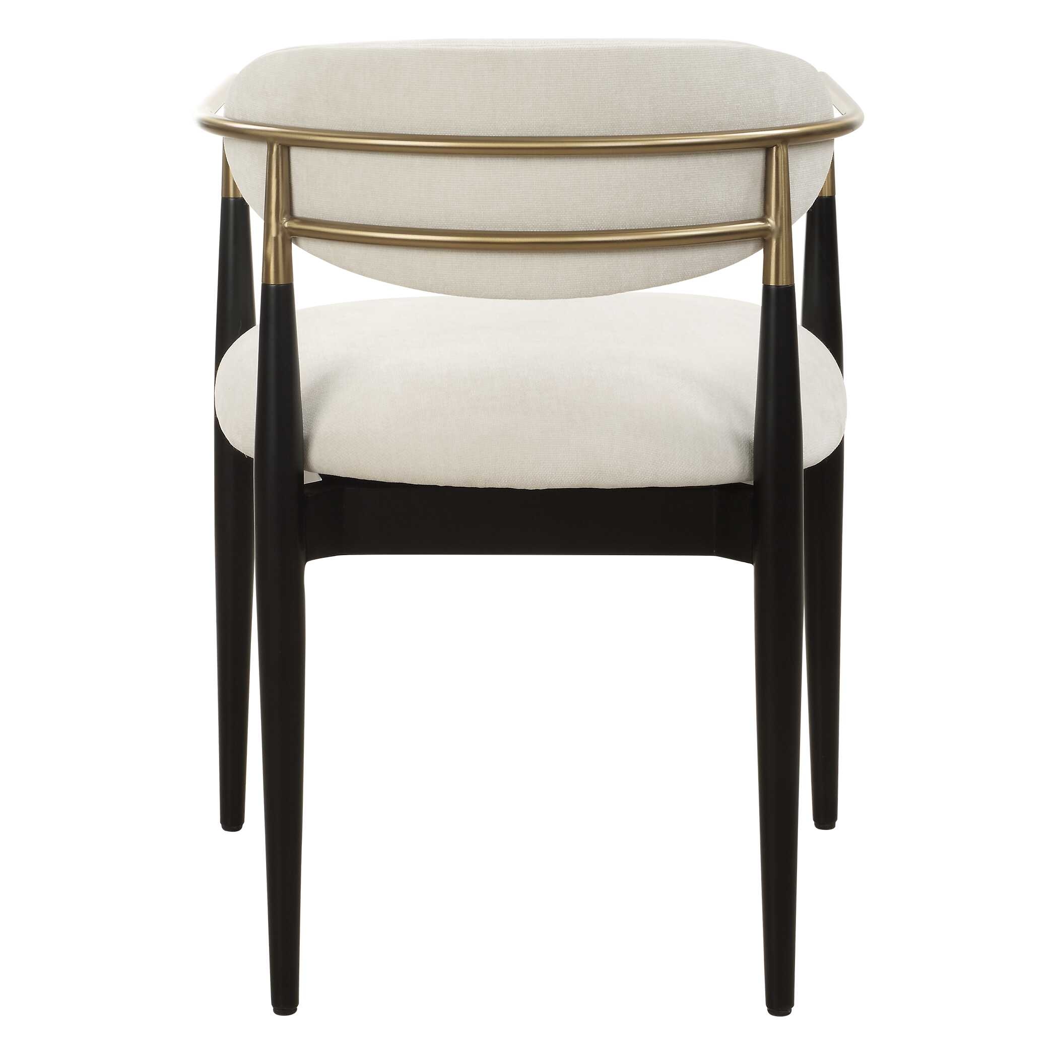 Uttermost Moxie Moxie White Dining Arm Chair