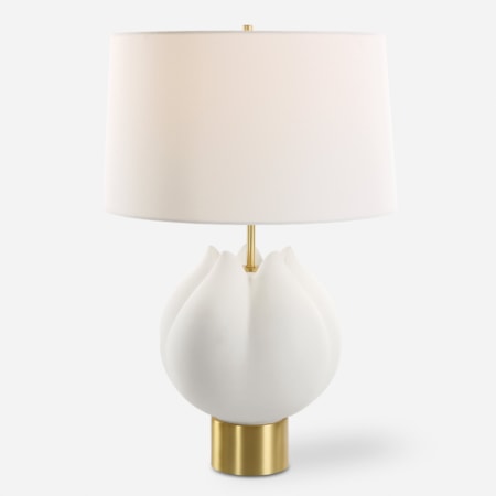 In Bloom White Table Lamp