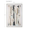 Uttermost Placidity Placidity Hand Painted Abstract Art