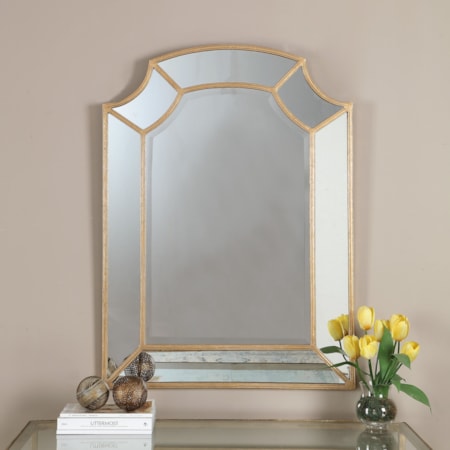 Francoli Gold Arch Mirror