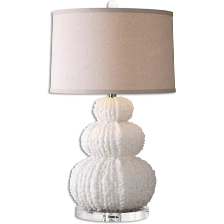 Fontanne Shell Ivory Table Lamp