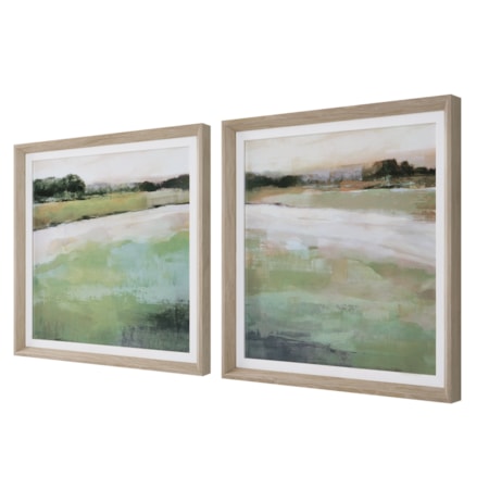 Vivid Vista Framed Prints Set/2