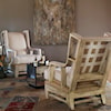 Uttermost Accent Furniture - Accent Chairs Schafer Linen Arm Chair