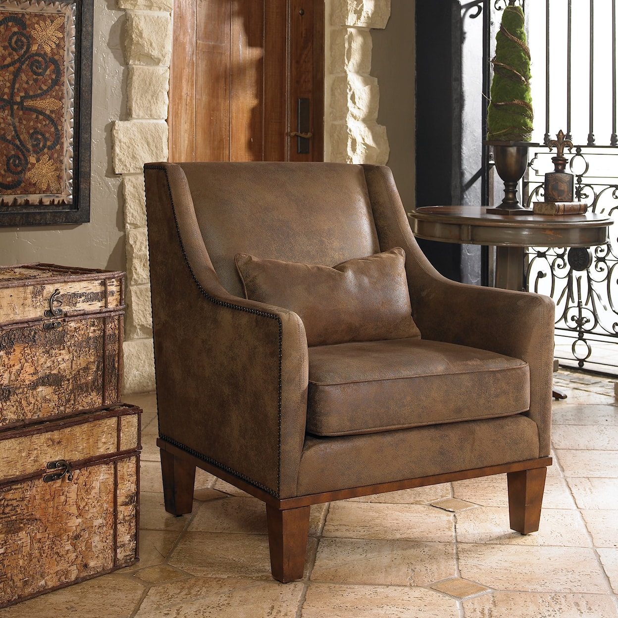 Uttermost Accent Furniture - Accent Chairs Clay Armchair