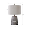 Uttermost Table Lamps Duron Bronze Ceramic Lamp