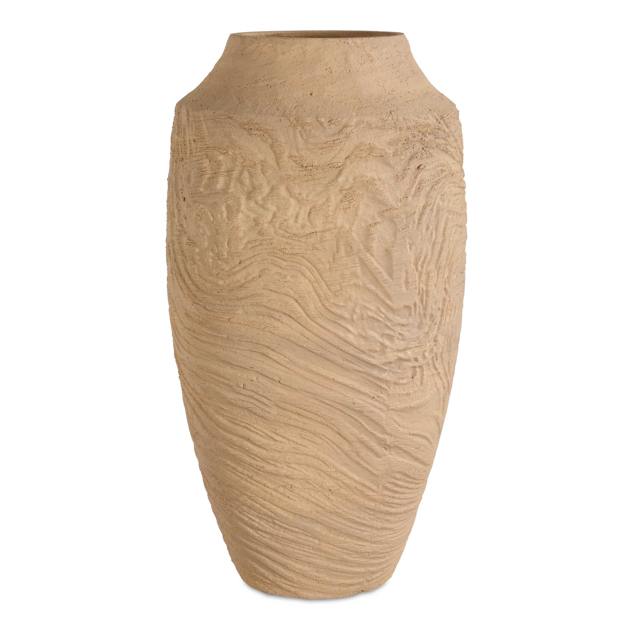 Sandstone Flow Large Terracotta Vase