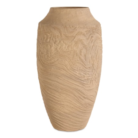Sandstone Flow Large Terracotta Vase