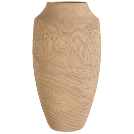 Sandstone Flow Large Terracotta Vase