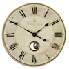 Uttermost Clocks Harrison Gray 23" Wall Clock