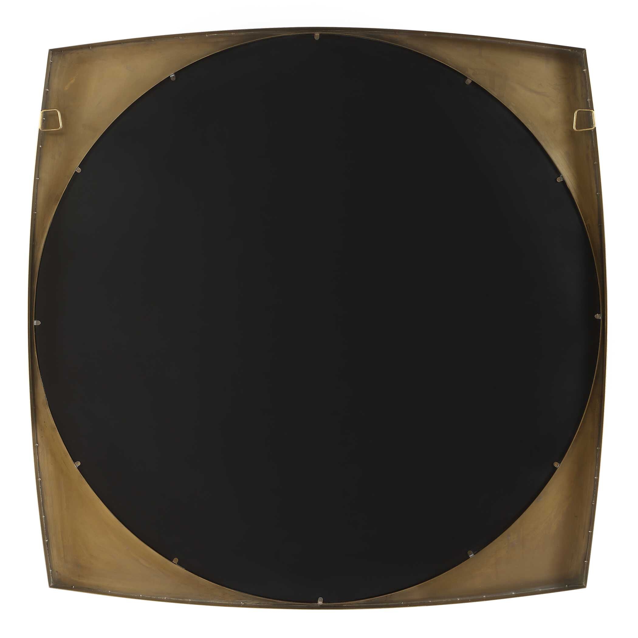 Uttermost Neilia Neilia Round Brass Mirror