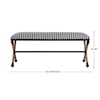 Uttermost Accent Furniture - Benches Braddock Striped Bench