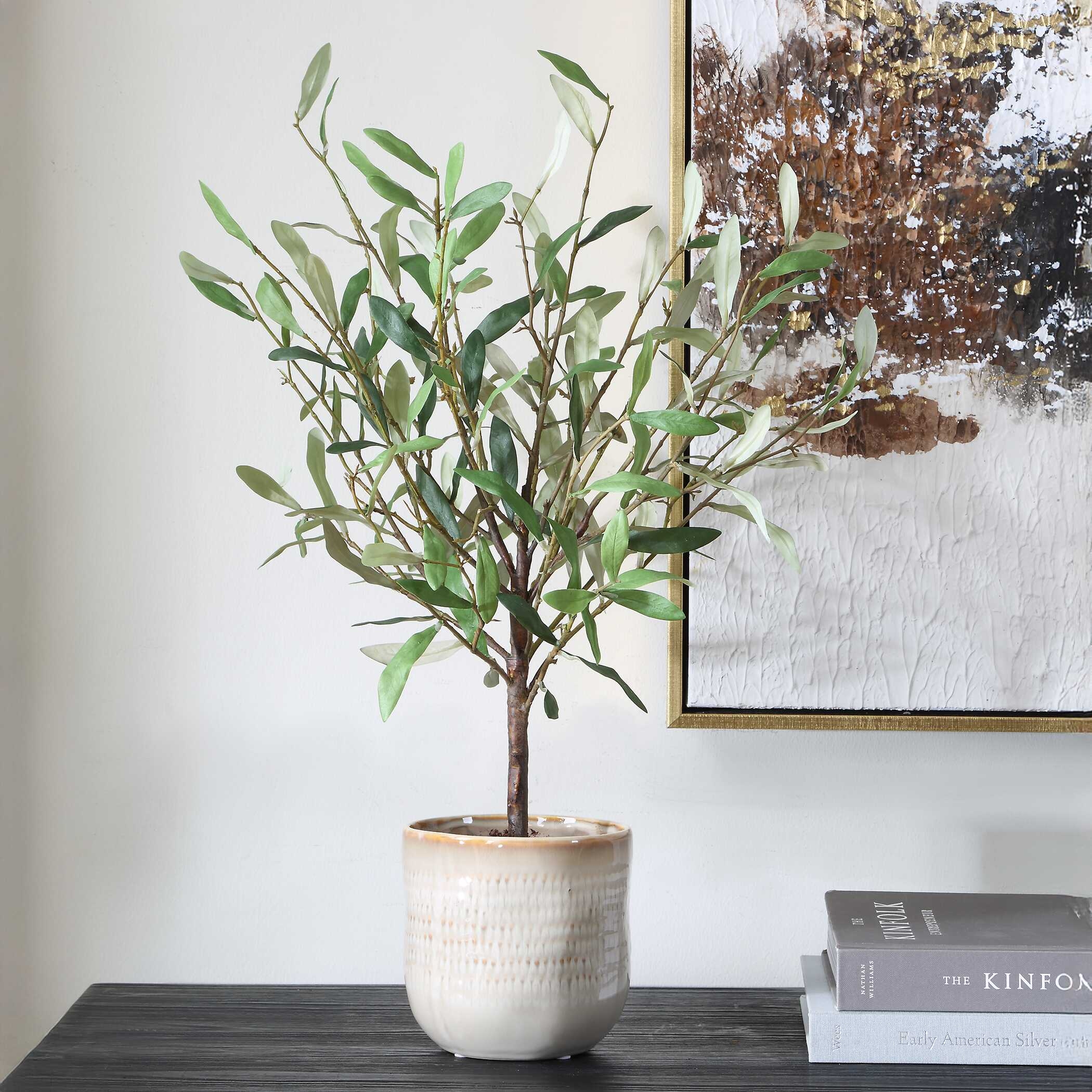 Uttermost Solea Olive Solea Olive Accent & Textured Vase