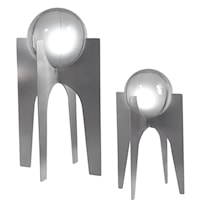 Ellianna Silver Sculpture, Set of 2