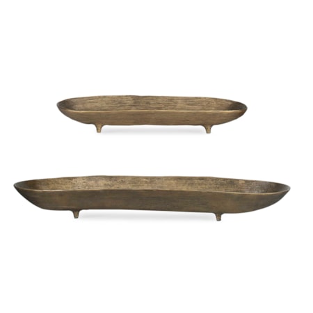 Stratum Oval Brass Bowls