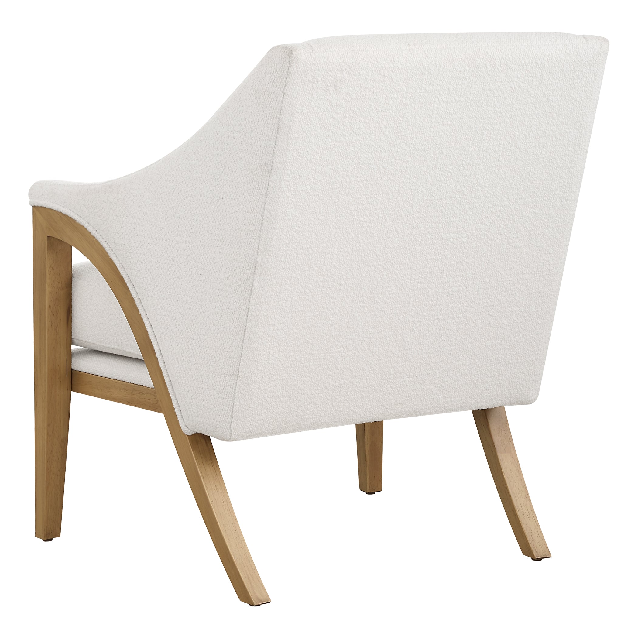 Uttermost Evolve Evolve White Fabric Accent Chair