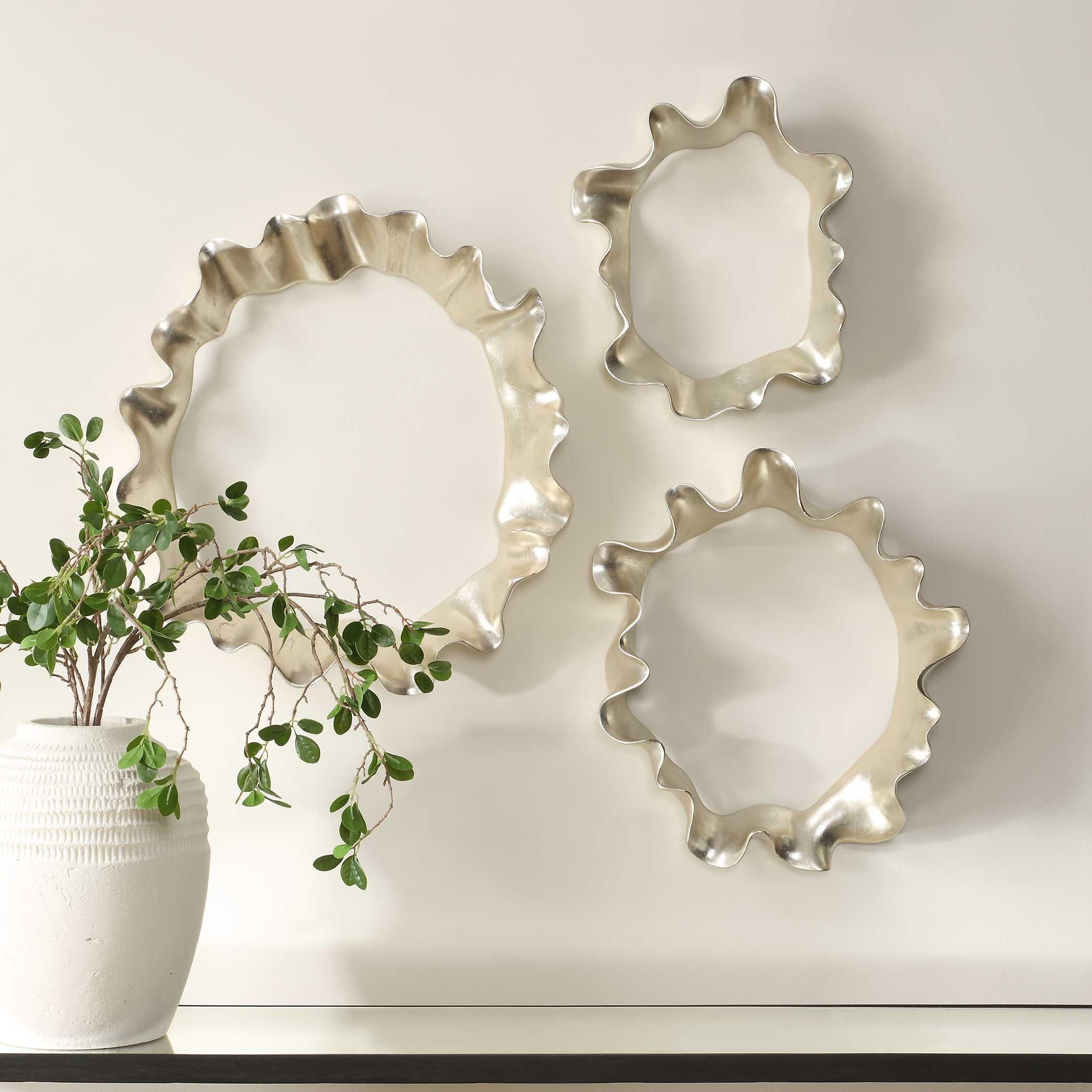 Uttermost Ripple Effect Ripple Effect Silver Wall Art