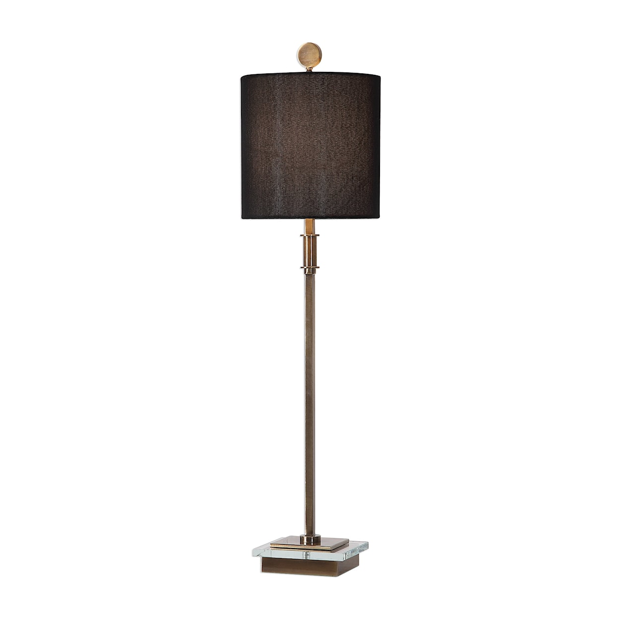 Uttermost Table Lamps Volante Antique Brass Table Lamp