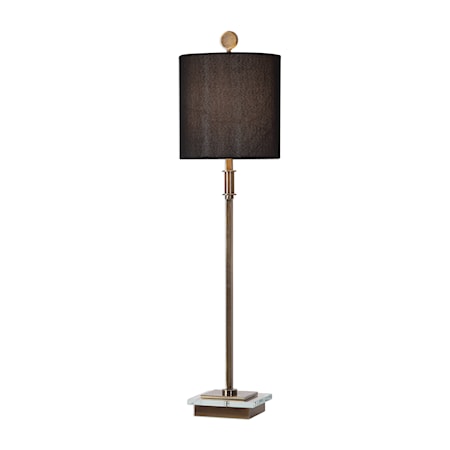 Volante Antique Brass Table Lamp