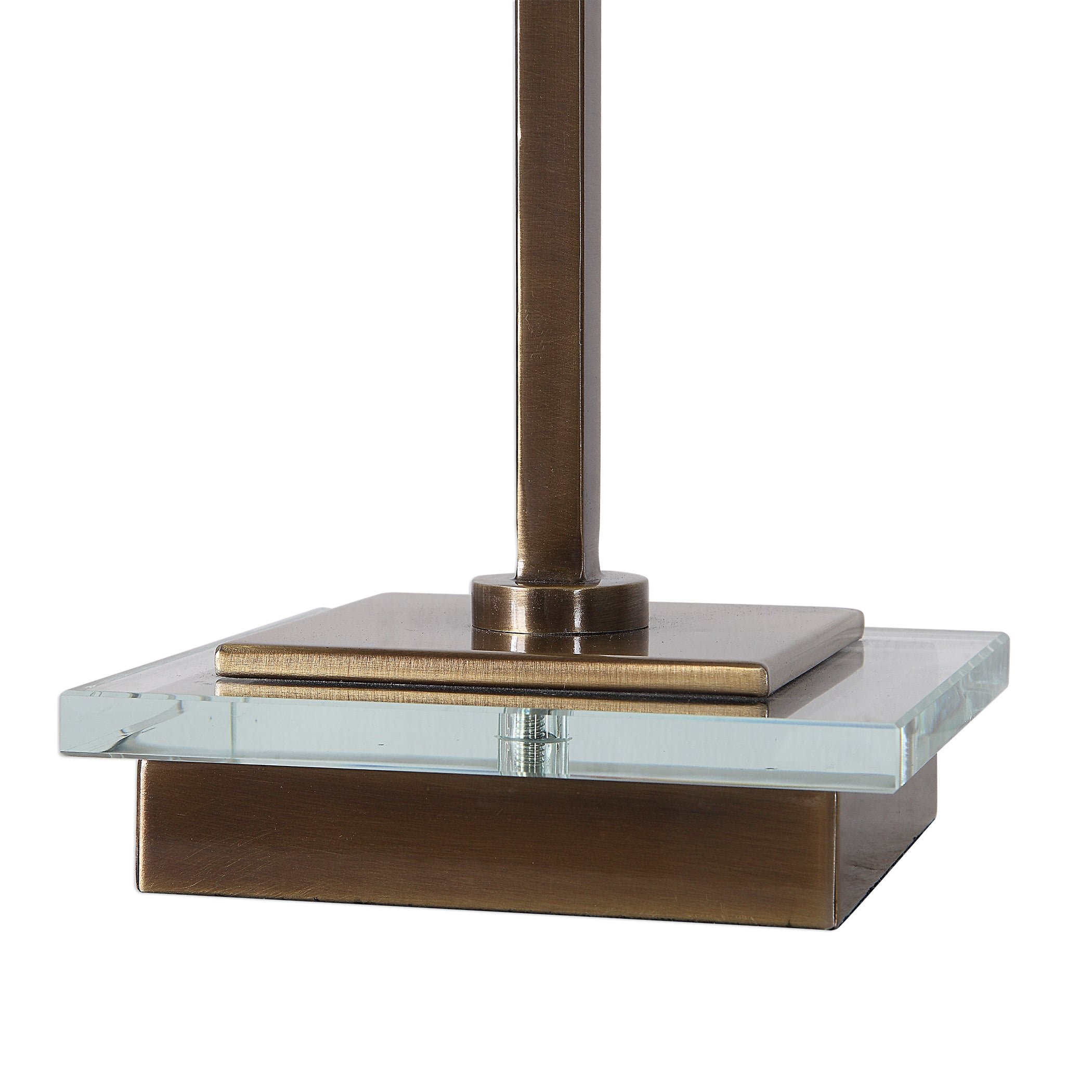 Uttermost Table Lamps Volante Antique Brass Table Lamp