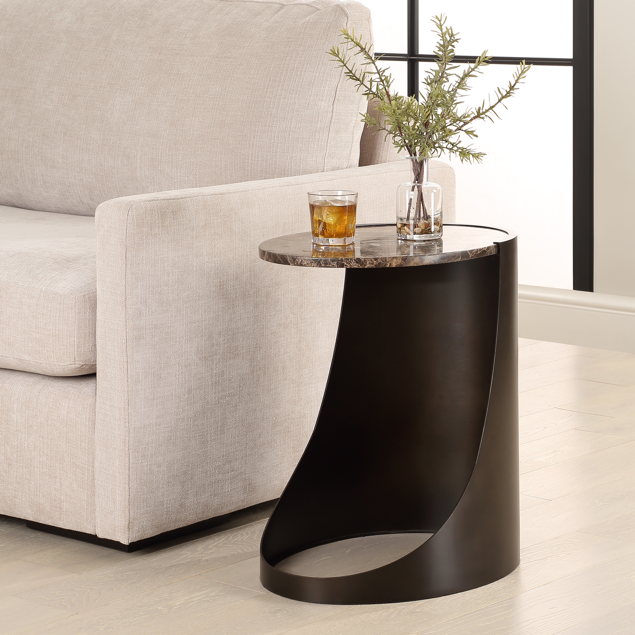 Uttermost Welling Welling Modern Metal Side Table