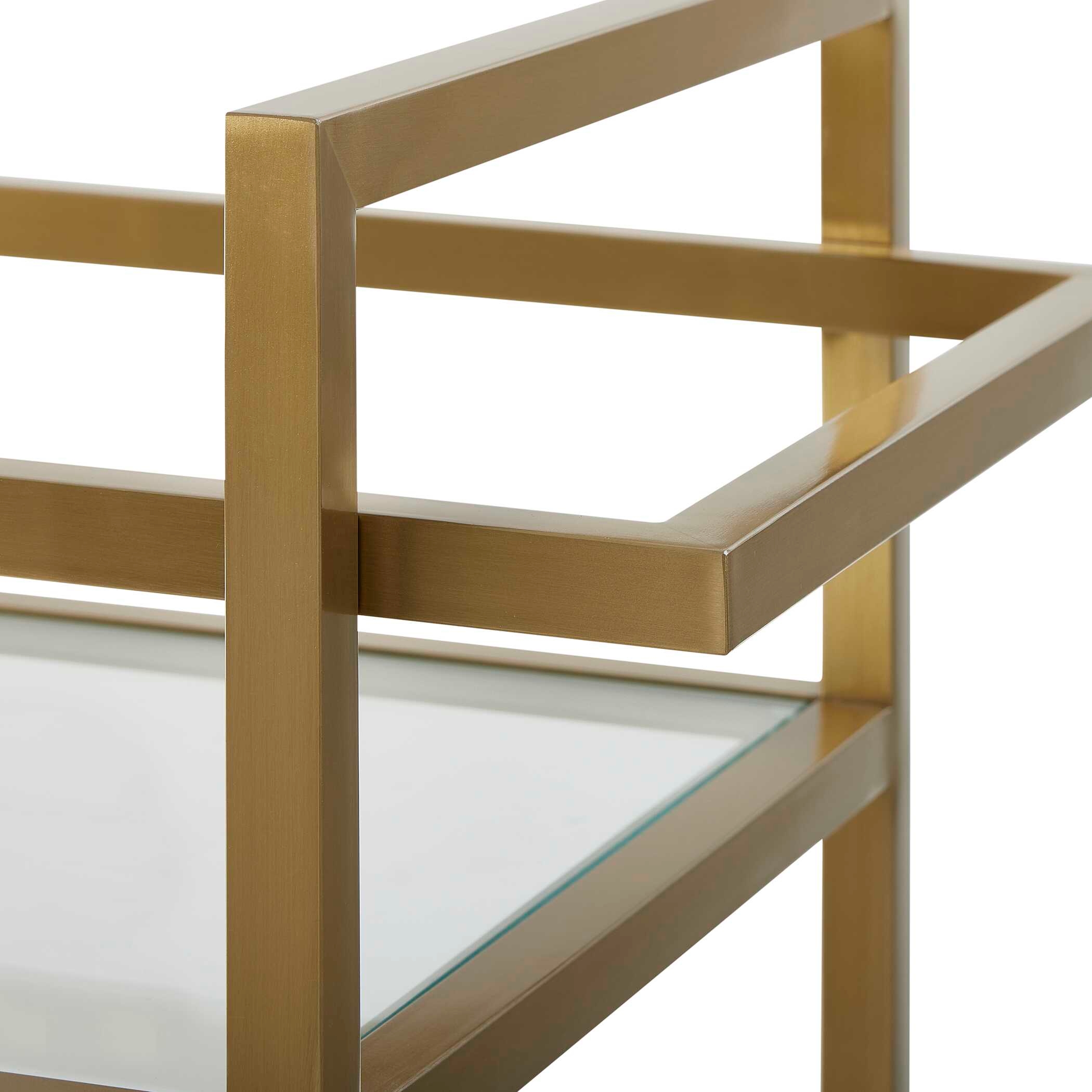 Erena Brass Bar Cart