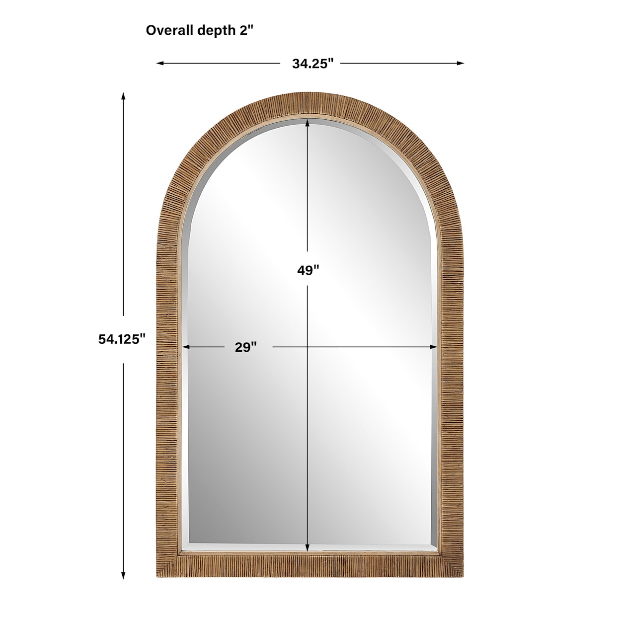 Uttermost Cape Cape Natural Arch Mirror