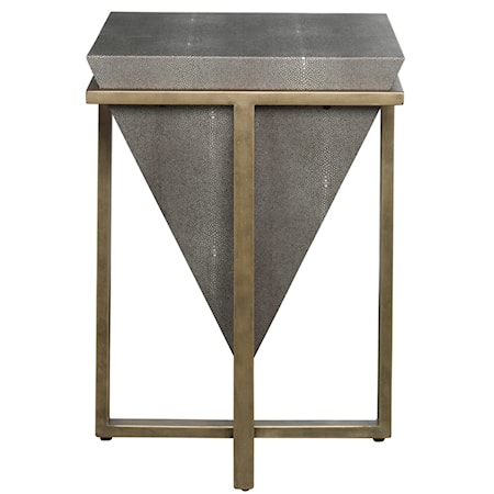 Bertrand Shagreen Accent Table