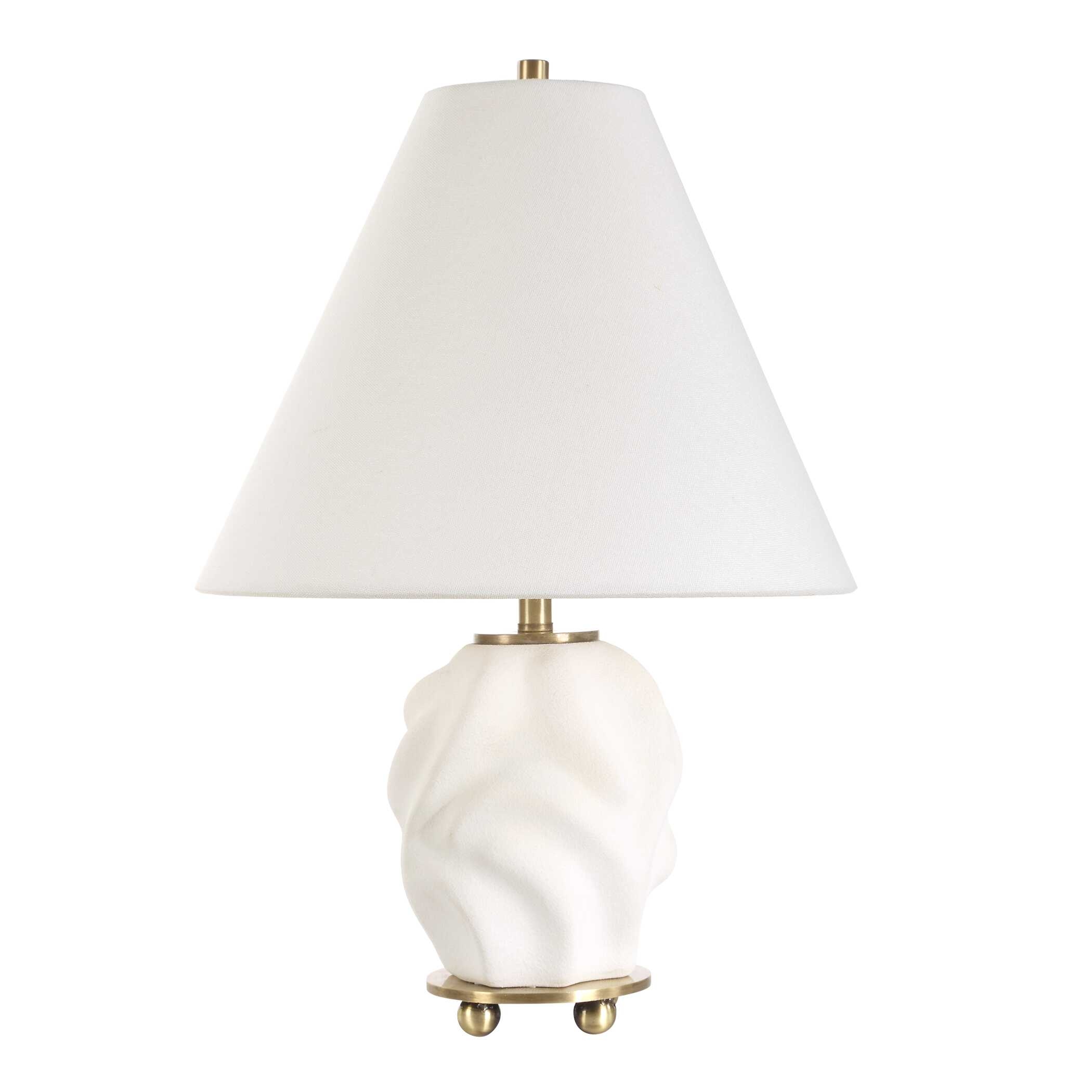 Bora White Accent Lamp