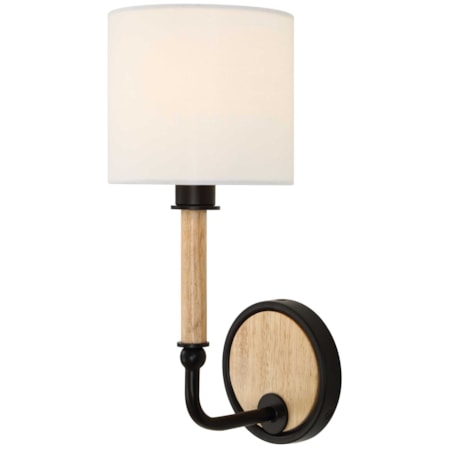 Franconia 1 Light Wooden Sconce