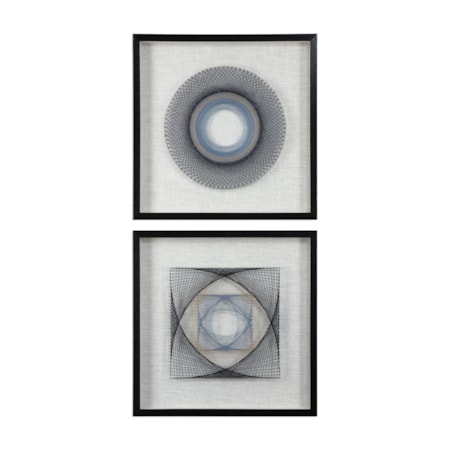 String Duet Geometric Art Set of 2