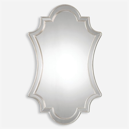 Elara Antiqued Silver Wall Mirror