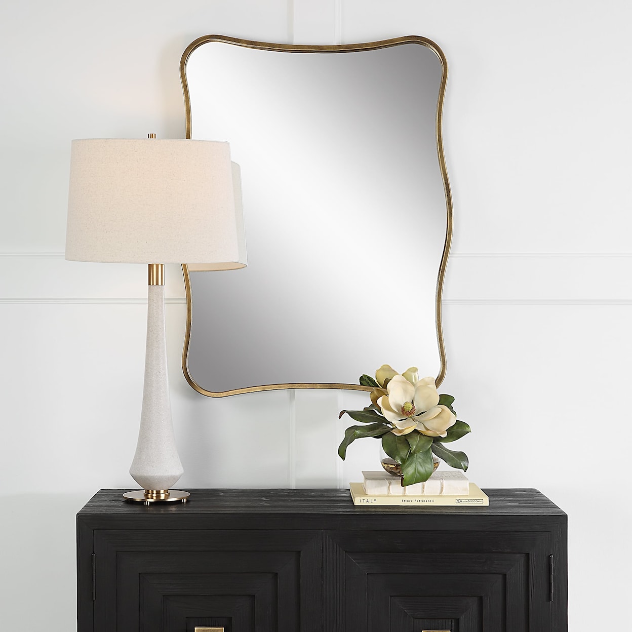 Uttermost Pavia Pavia Curvy Vanity Mirror