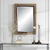 Uttermost Island Island Braided Straw Mirror