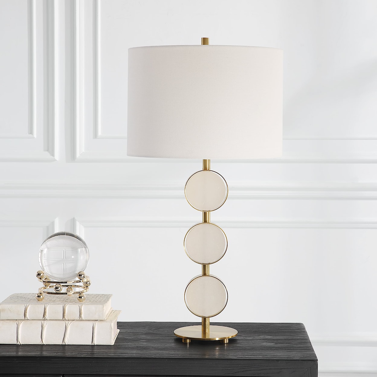 Uttermost Three Rings Three Rings Contemporary Table Lamp