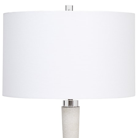 Kently White Marble Table Lamp