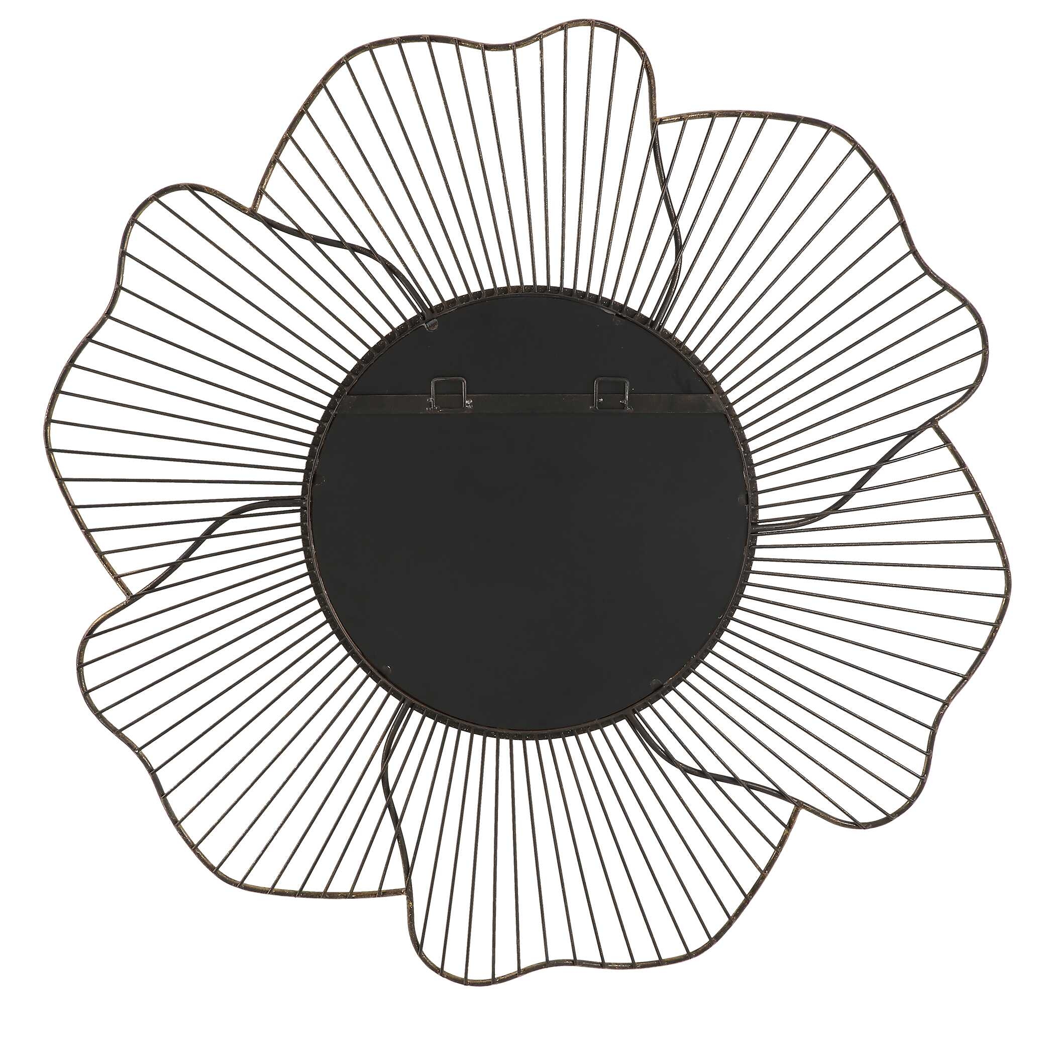 Uttermost Blossom Blossom Gold Floral Mirror