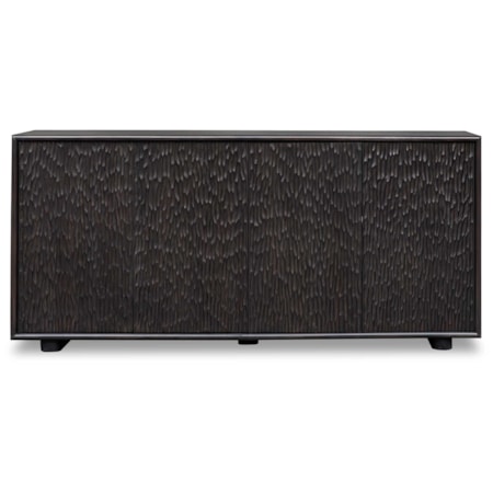 Stevenson Chiseled 4 Door Cabinet