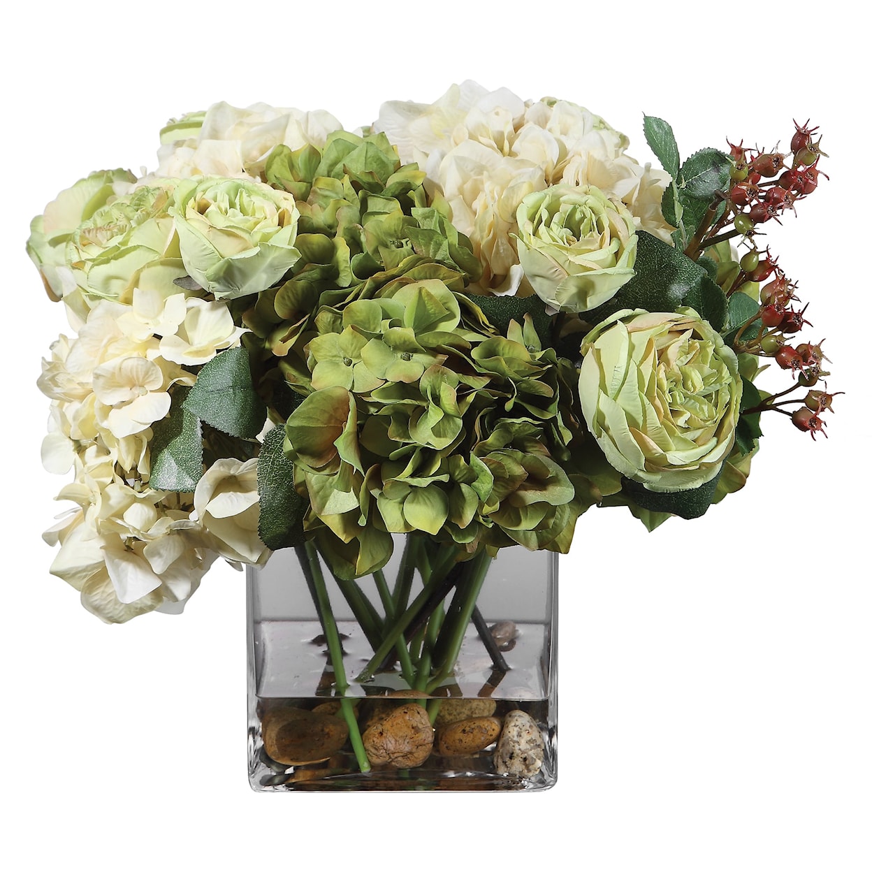 Uttermost Botanicals Cecily Hydrangea Bouquet