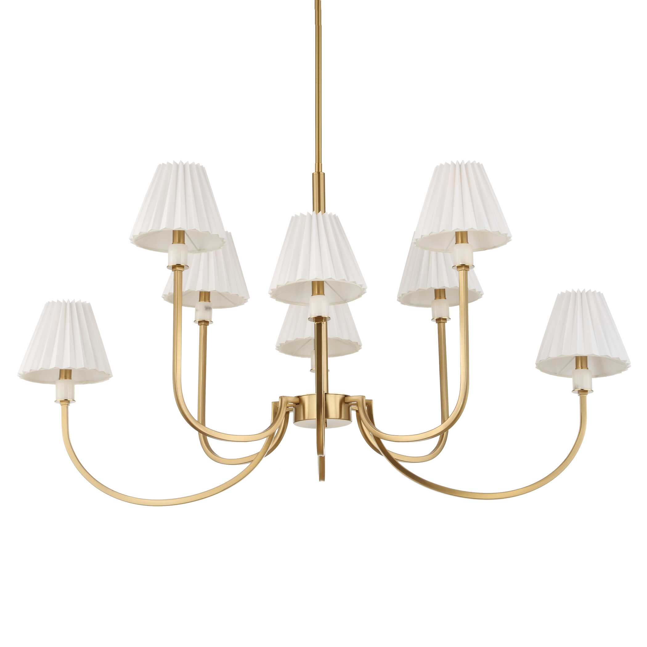 Uttermost Poppins Poppins 8 Light Brass Chandelier