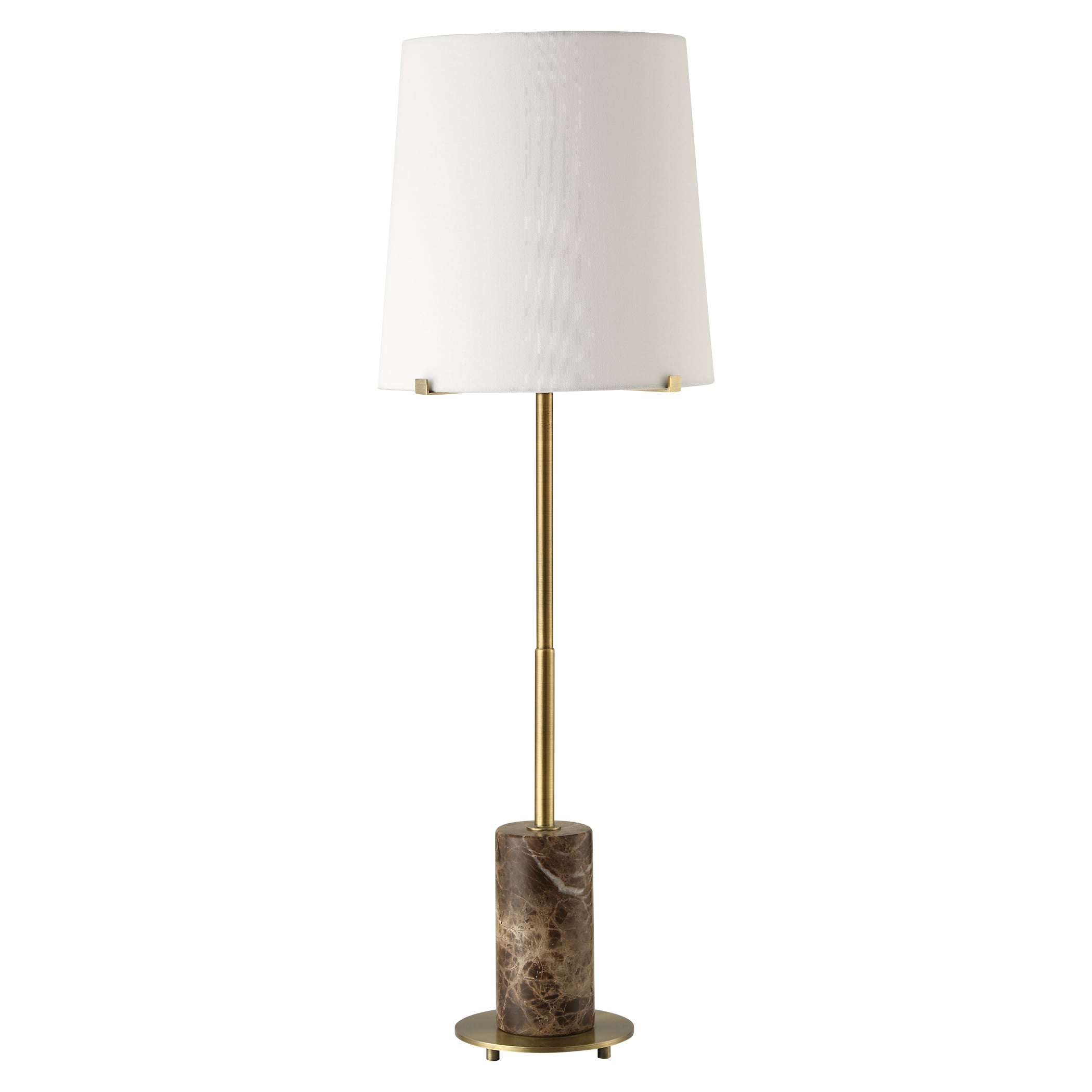 Uttermost Sepia Sepia Brown Marble Buffet Lamp